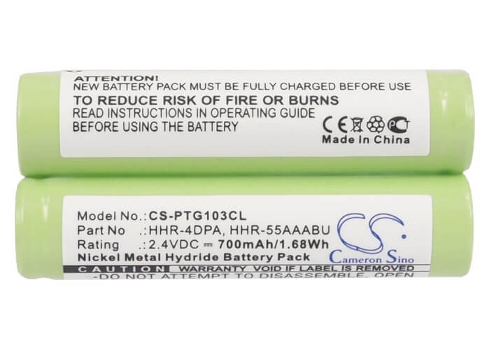 2.4V, 700mAh, Ni-MH Battery fits American Telecom, 2250, 1.68Wh