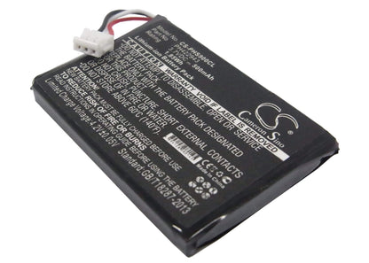 3.7V, 500mAh, Li-ion Battery fits Philips, S9a, S9a/34, 1.85Wh