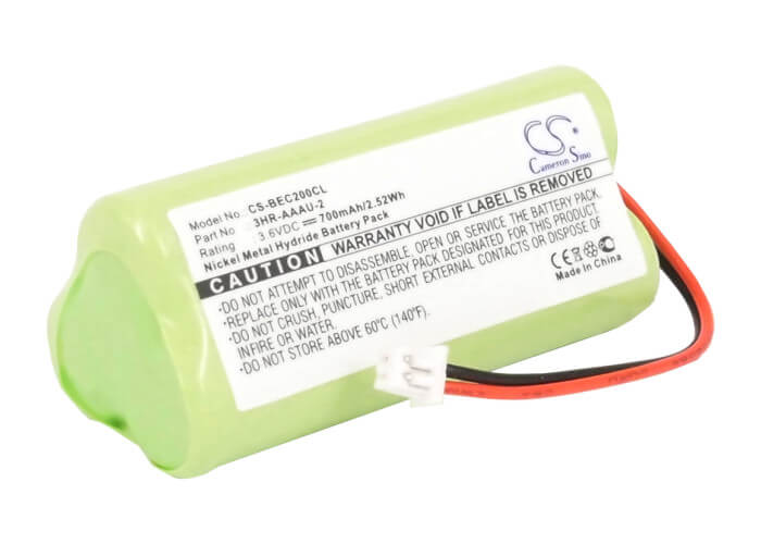 3.6V, 700mAh, Ni-MH Battery fits Bang & Olufsen, Beocom 2, 2.52Wh