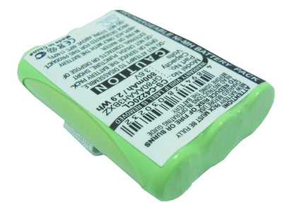 3.6V, 800mAh, Ni-MH Battery fits Clarity, Professional C4220, Professional C4230, 2.88Wh