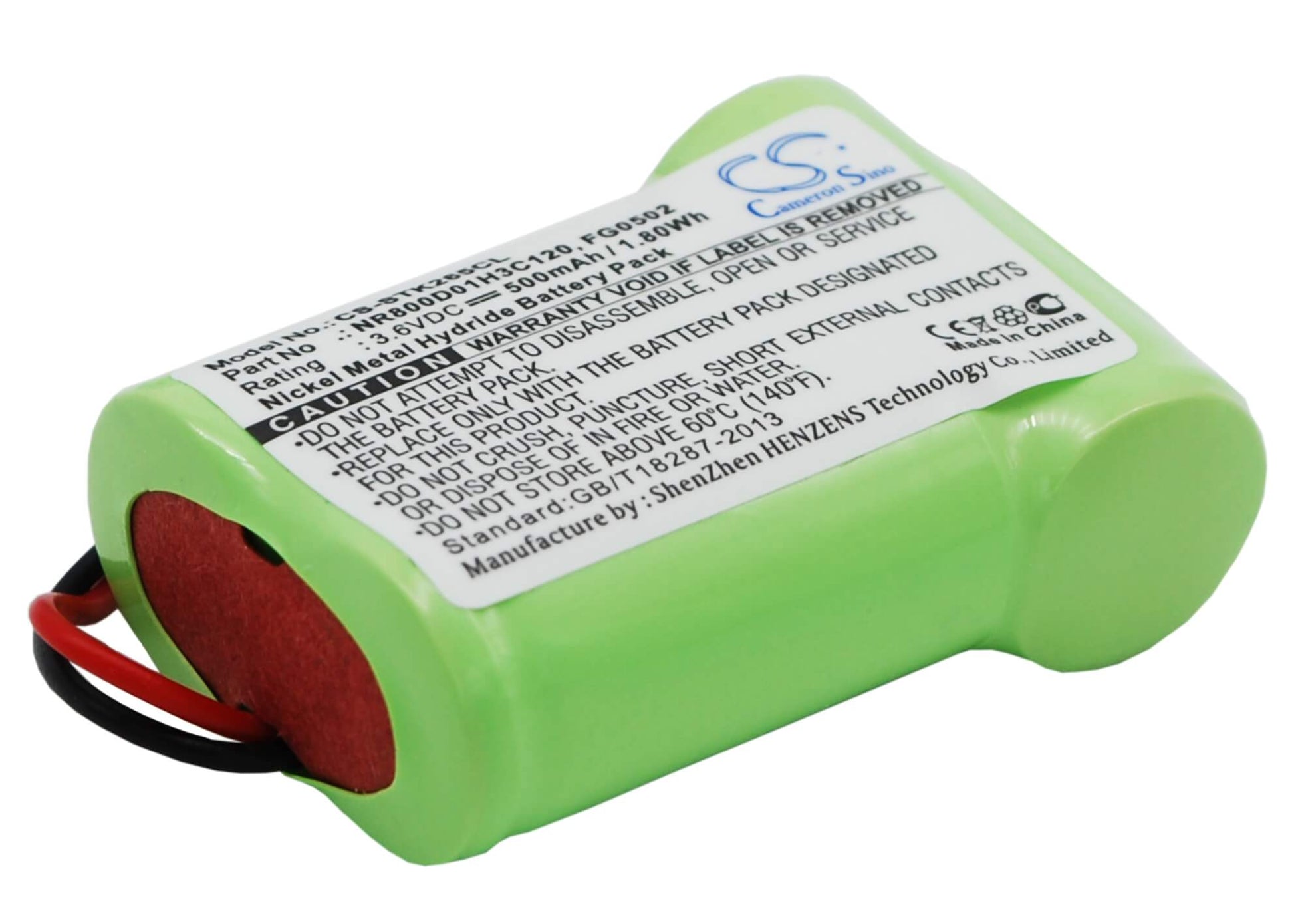 3.6V, 500mAh, Ni-MH Battery fits France Telecom, Amarys 265, Amarys 265sf, 1.8Wh