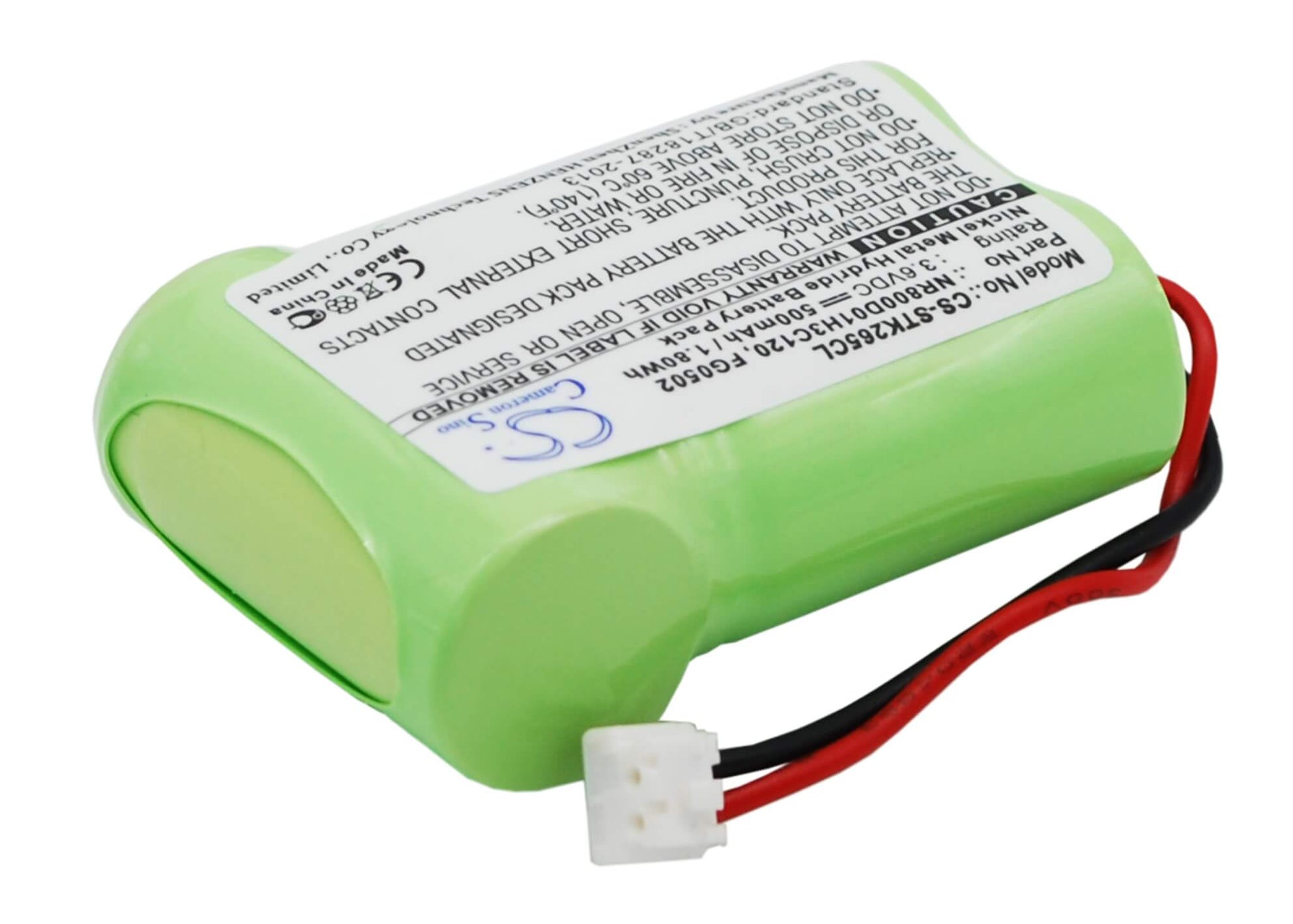 3.6V, 500mAh, Ni-MH Battery fits France Telecom, Amarys 265, Amarys 265sf, 1.8Wh