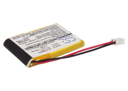 3.7V, 650mAh, Li-Polymer Battery fits Telematrix, Ipn964591, Ipn965591, 2.405Wh