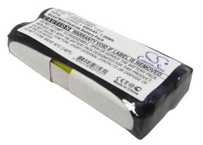 2.4V, 450mAh, Ni-MH Battery fits Gp, 30aaaah2bx, T323, 1.08Wh