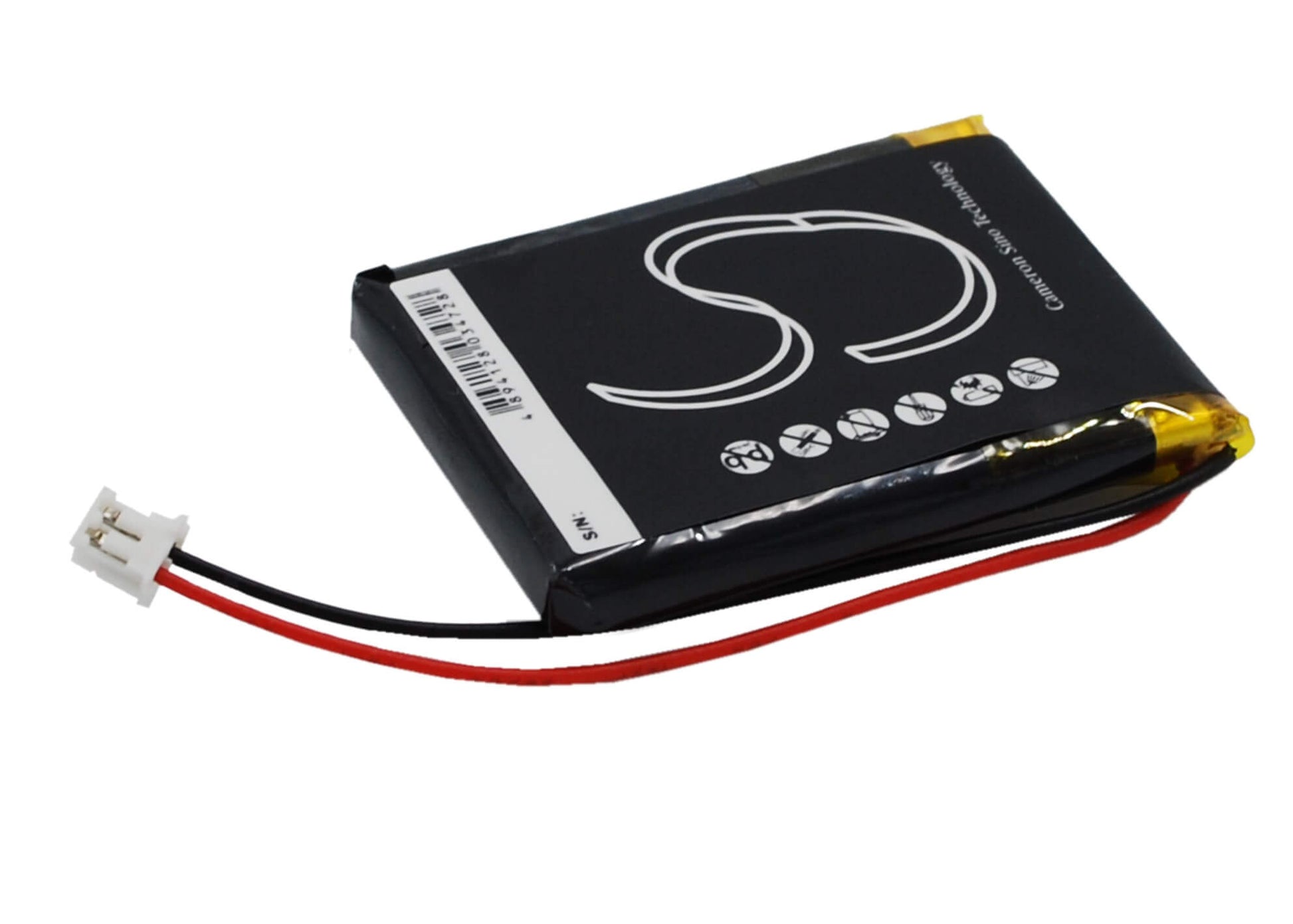 3.7V, 500mAh, Li-Polymer Battery fits Idect, M1, M2, 1.85Wh