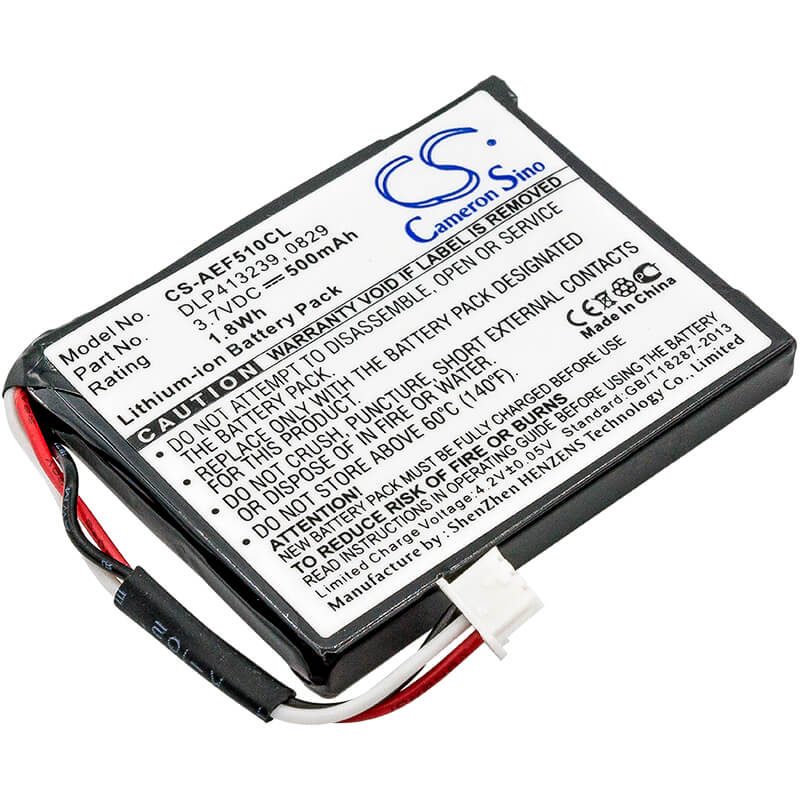 3.7V, 500mAh, Li-ion Battery fits Switel, Df891, 1.85Wh