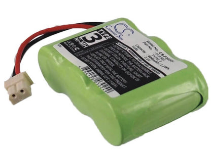 3.6V, 600mAh, Ni-MH Battery fits Vodavi, 901700, B1632, 2.16Wh