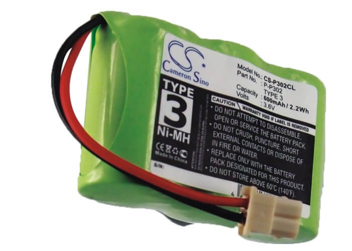 3.6V, 600mAh, Ni-MH Battery fits Vodavi, 901700, B1632, 2.16Wh