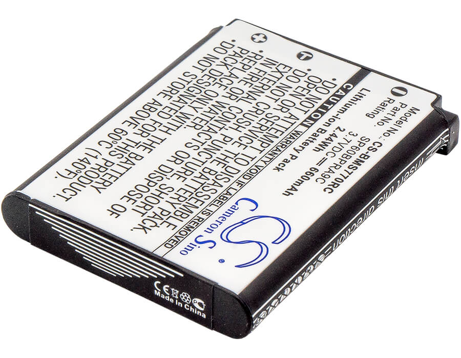 Cordless Phone 3.7V, 660mAh, Li-ion Battery fits Panasonic, Kx-tca285, Kx-tca385, 2.442Wh