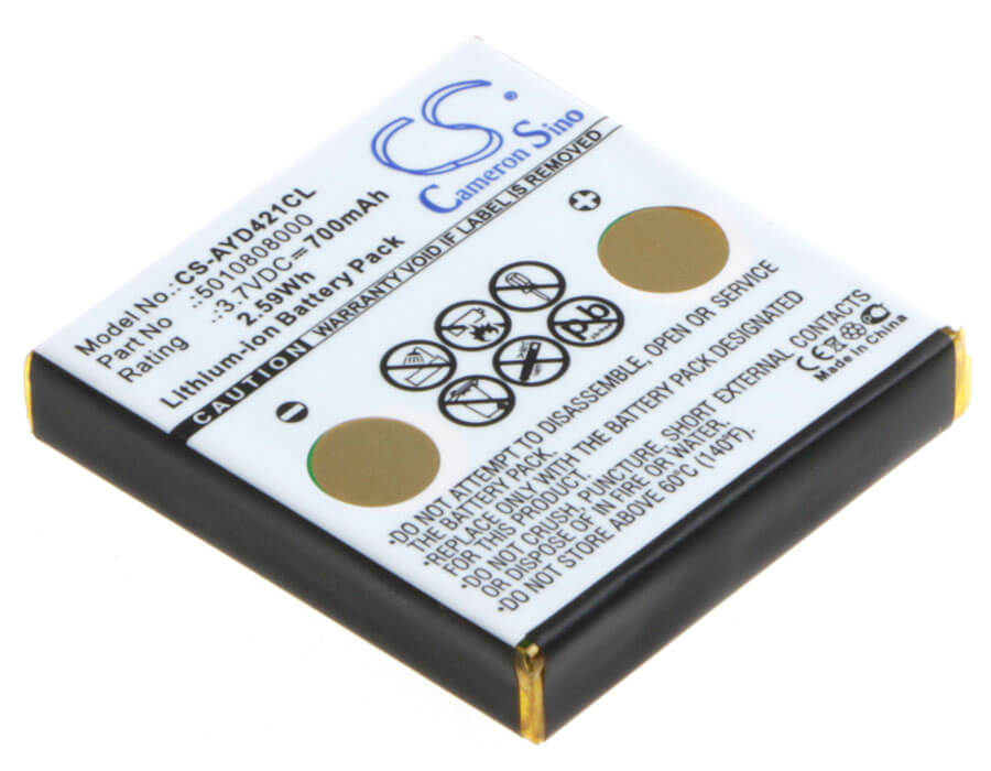 3.7V, 700mAh, Li-ion Battery fits Avaya, D4, D4 Office, 2.59Wh