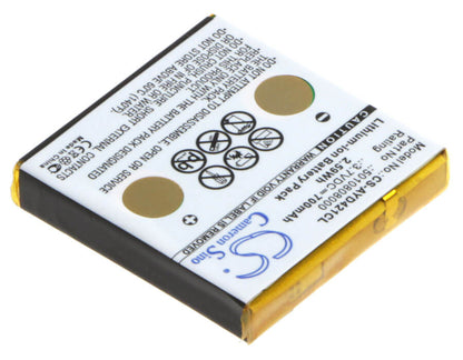 3.7V, 700mAh, Li-ion Battery fits Avaya, D4, D4 Office, 2.59Wh