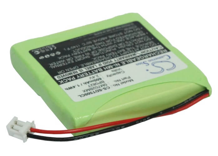 2.4V, 600mAh, Ni-MH Battery fits Fritz!fon, Dect Mt-d, Mt-d Voip Dect, 1.44Wh