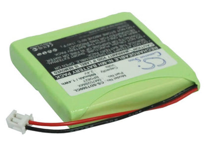 2.4V, 600mAh, Ni-MH Battery fits Telekom, Sinus A201, 1.44Wh
