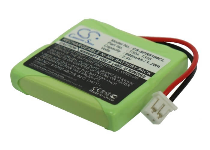 2.4V, 500mAh, Ni-MH Battery fits Sagem, Dcp 12-300, Dcp 21-300, 1.2Wh