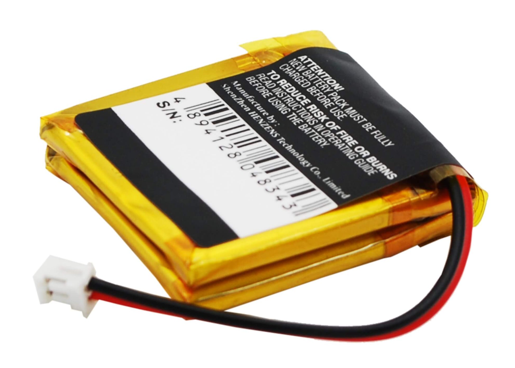 3.7V, 500mAh, Li-Polymer Battery fits Rca, F8011a, F8021a, 1.85Wh