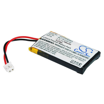 3.7V, 180mAh, Li-Polymer Battery fits At&t, Marathon Wireless Headset, Tl7600, 0.666Wh
