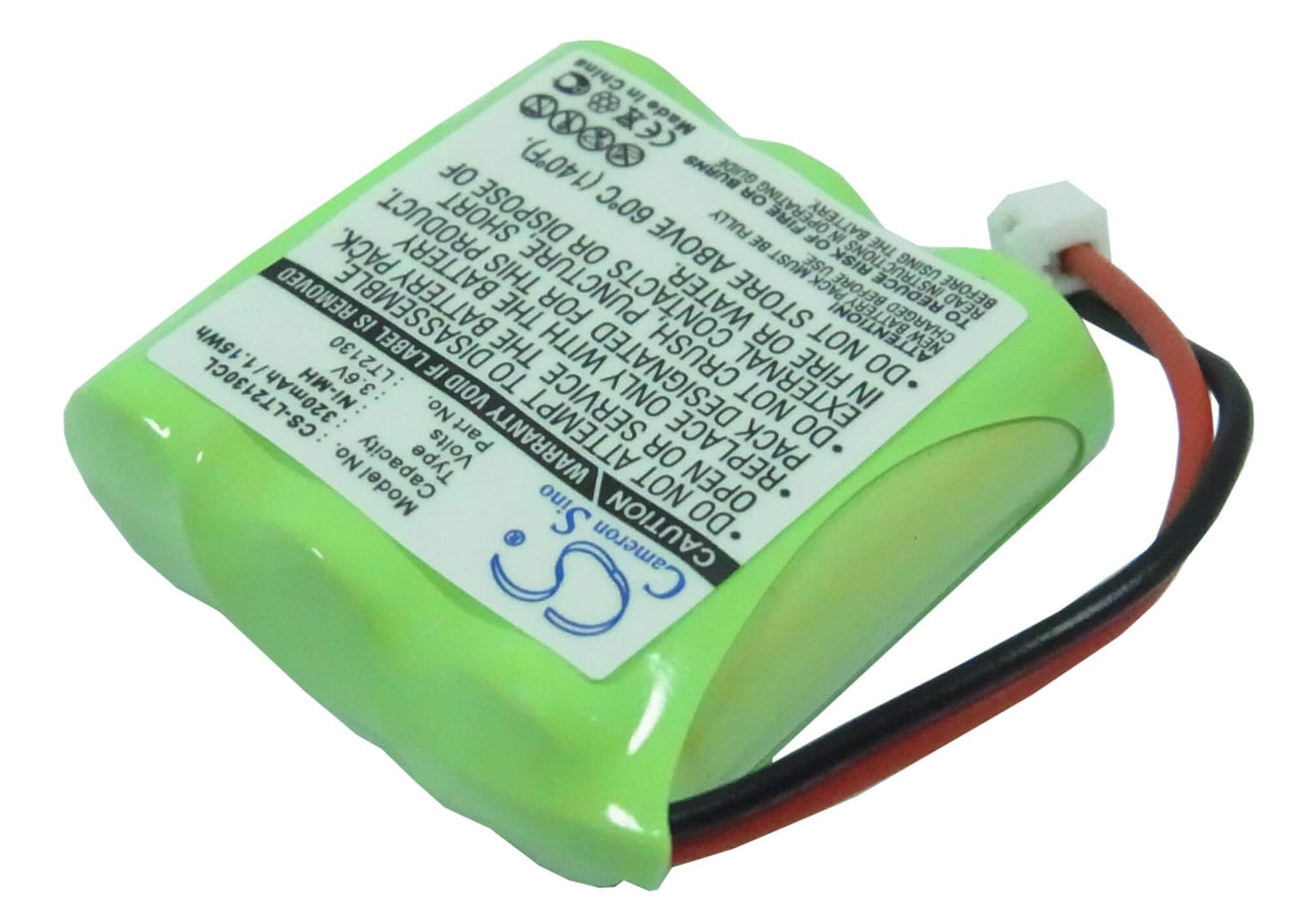 3.6V, 320mAh, Ni-MH Battery fits Sagem, D10t, 1.152Wh
