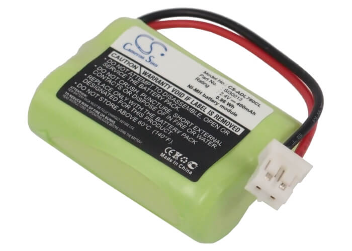 2.4V, 400mAh, Ni-MH Battery fits Switel, Md9300, Md9500, 0.96Wh