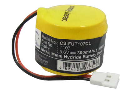 3.6V, 300mAh, Ni-MH Battery fits Gp, T107, 1.08Wh