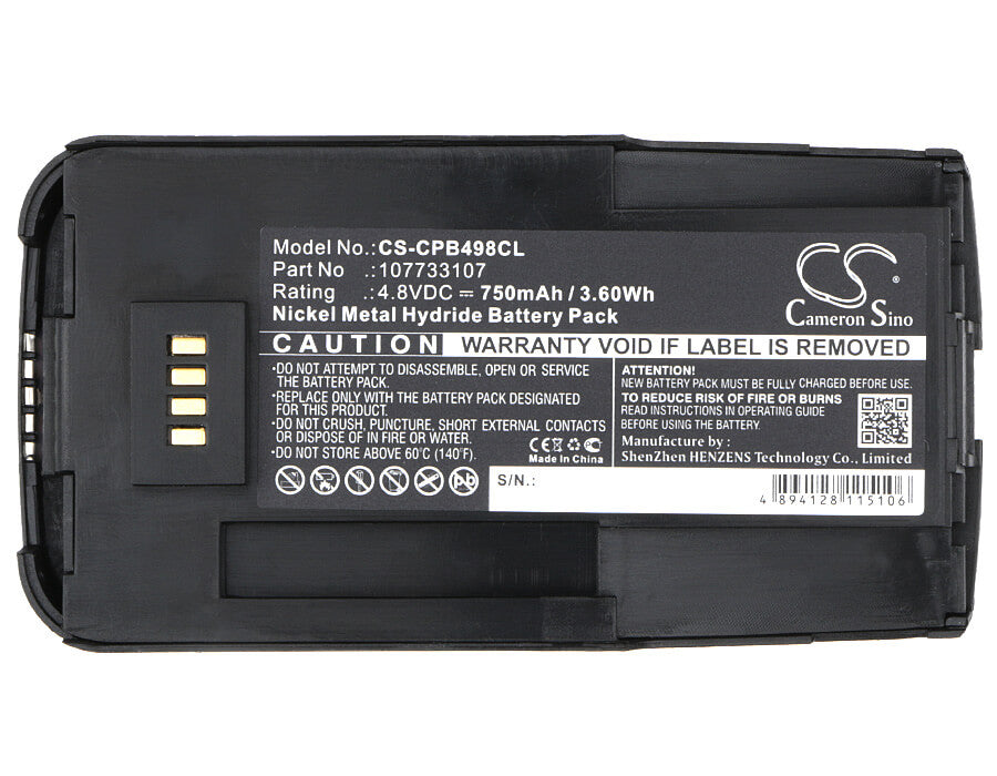 4.8V, 750mAh, Ni-MH Battery fits Avaya, 9030, 9031, 3.6Wh