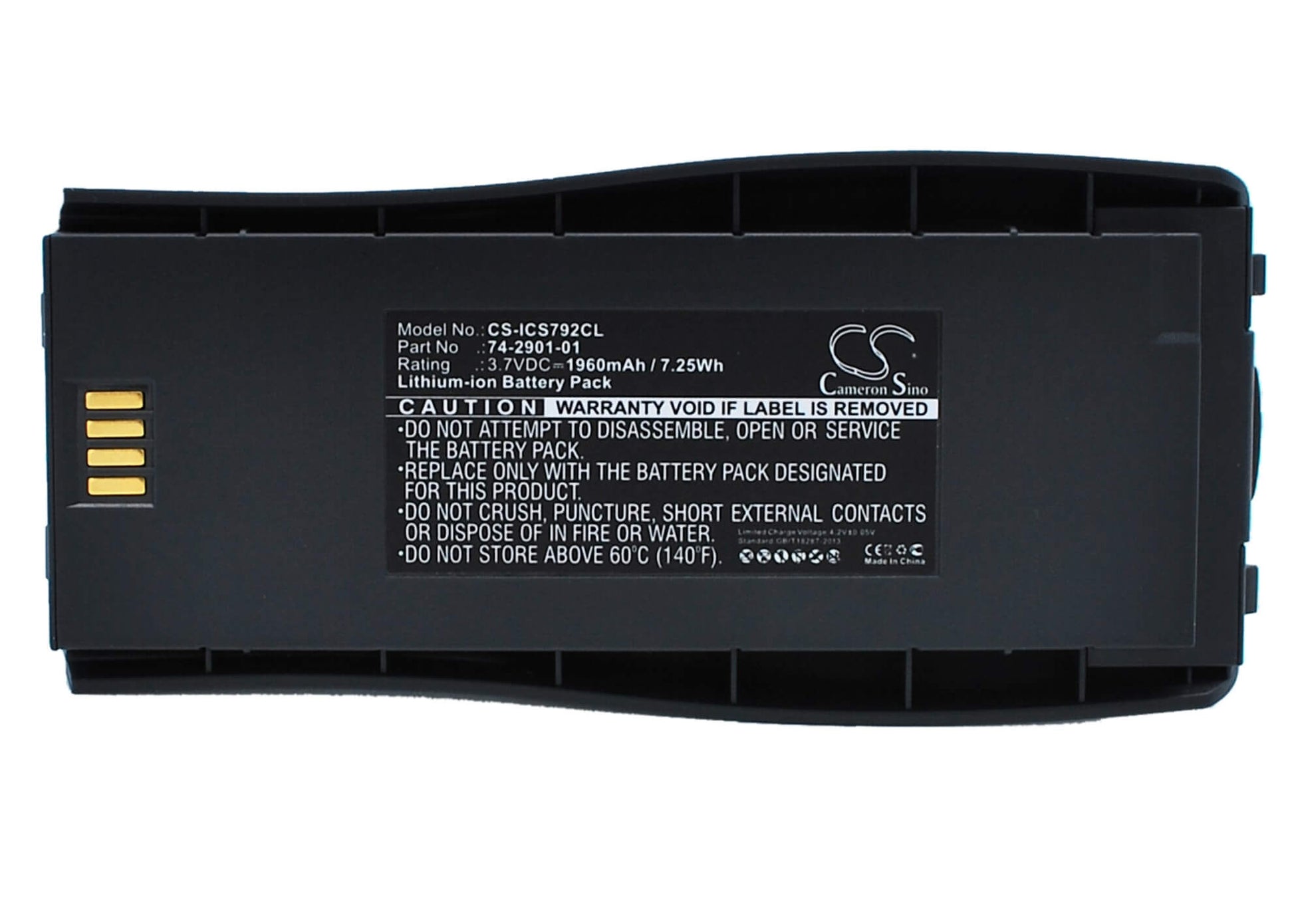 3.7V, 1960mAh, Li-ion Battery fits Cisco, 7920, Cp-7920, 7.252Wh