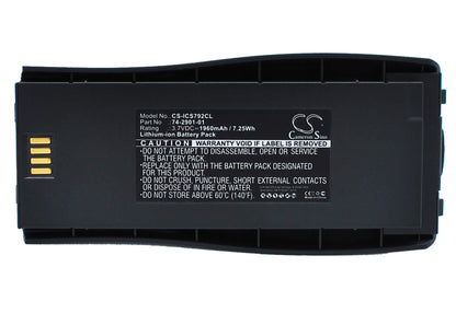 3.7V, 1960mAh, Li-ion Battery fits Cisco, 7920, Cp-7920, 7.252Wh