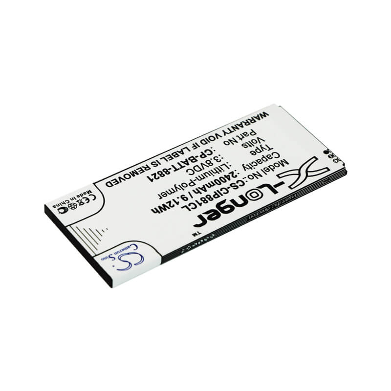 3.8V, 2400mAh, Li-Polymer Battery fits Cisco, 8800, 9.12Wh