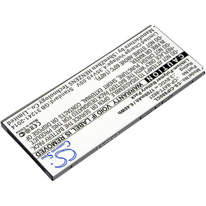 3.8V, 1700mAh, Li-Polymer Battery fits Cisco, 8800, 6.46Wh