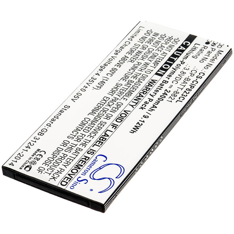 3.8V, 2400mAh, Li-Polymer Battery fits Cisco, 8821, Cp-8821-ex-k9-bun, 9.12Wh