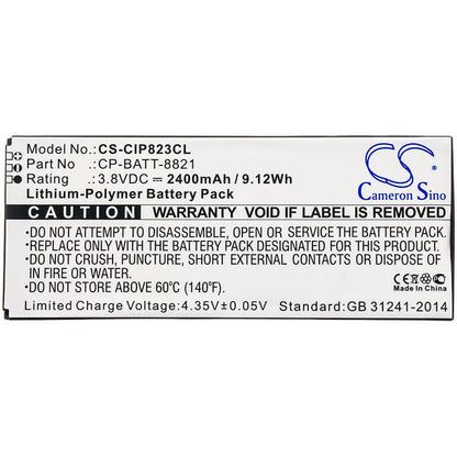 3.8V, 2400mAh, Li-Polymer Battery fits Cisco, 8821, Cp-8821-ex-k9-bun, 9.12Wh