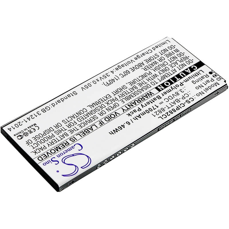 3.8V, 1700mAh, Li-Polymer Battery fits Cisco, 8821, Cp-8821-ex-k9-bun, 6.46Wh