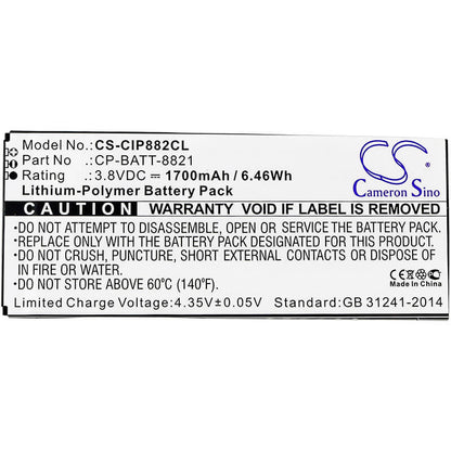 3.8V, 1700mAh, Li-Polymer Battery fits Cisco, 8821, Cp-8821-ex-k9-bun, 6.46Wh