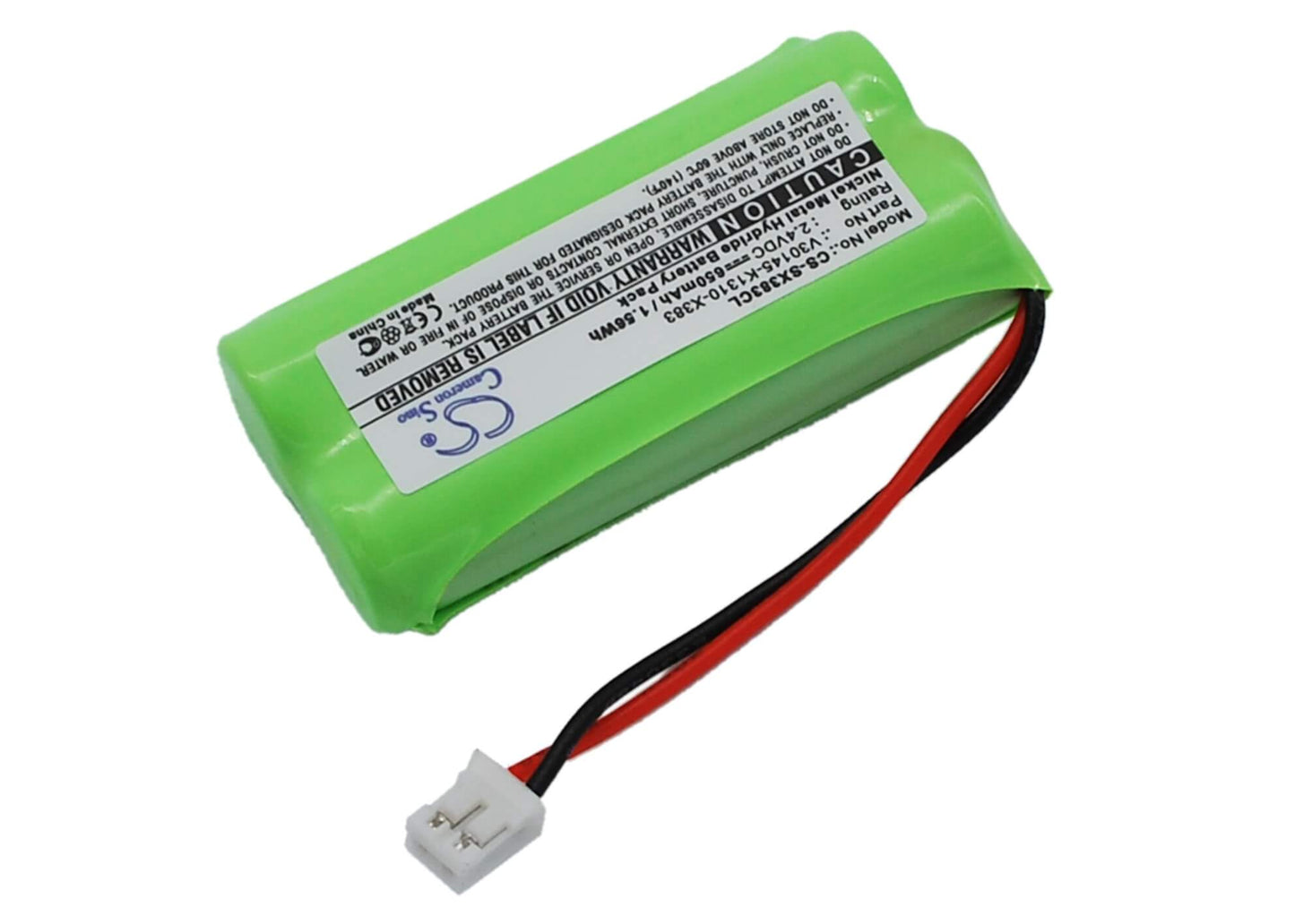 2.4V, 650mAh, Ni-MH Battery fits Gp, 55aaahr28mx, T382, 1.56Wh