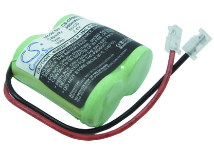 2.4V, 300mAh, Ni-CD Battery fits Universal, 2/3aa X 2, 0.72Wh