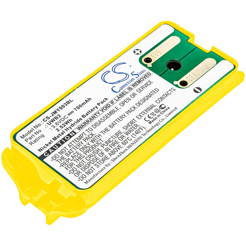 3.6V, 700mAh, Ni-MH Battery fits Jay, A003 Has, Modular Industrial Radio Remot, 2.52Wh