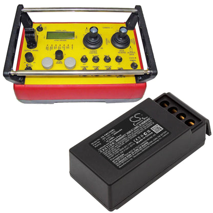 7.4V, 2600mAh, Li-ion Battery fits Cavotec, Mc3300, 19.24Wh