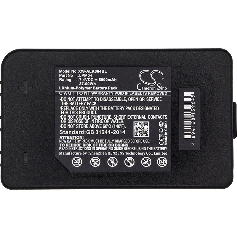 7.4V, 5000mAh, Li-Polymer Battery fits Autec, Autec Djm, Djr, 37Wh