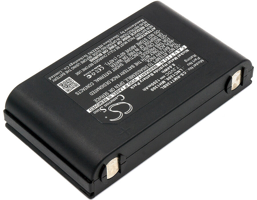 7.2V, 1200mAh, Ni-MH Battery fits Ravioli, Mh1300, Micropiu, 8.64Wh