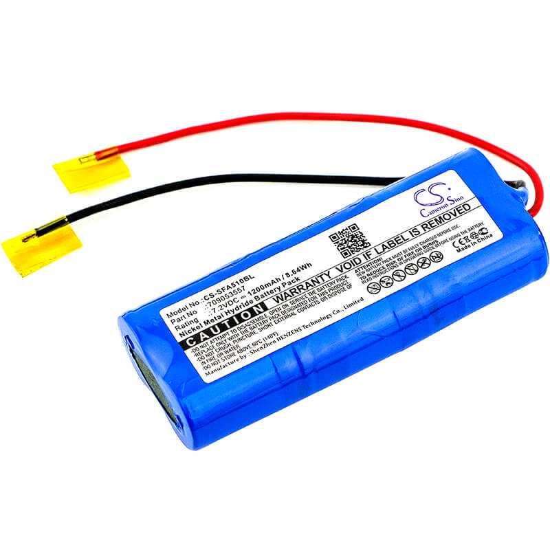 7.2V, 1200mAh, Ni-MH Battery fits Seik, Terra Fa5-10, 8.64Wh