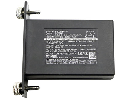 7.2V, 2000mAh, Ni-MH Battery fits Schwing, Betonpumpe Ak2, 14.4Wh
