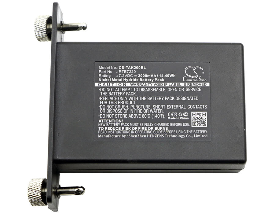 7.2V, 2000mAh, Ni-MH Battery fits Teletec, 10191556, Ak2 Transmitter, 14.4Wh