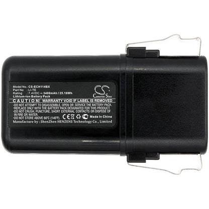 7.4V, 3400mAh, Li-ion Battery fits Elca, Bravo-m, Mirage-m, 25.16Wh