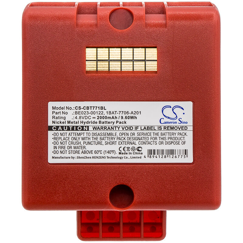 Red, 4.8V, 2000mAh, Ni-MH Battery fits Cattron Theimeg, Lrc, Lrc-l, 9.6Wh