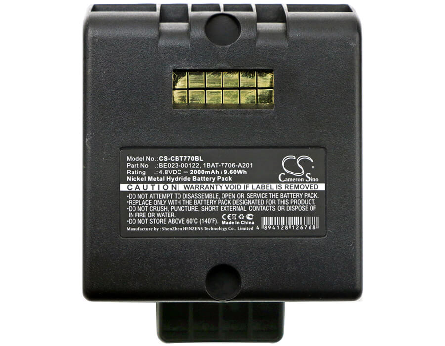 Black, 4.8V, 2000mAh, Ni-MH Battery fits Cattron Theimeg, Lrc, Lrc-l, 9.6Wh