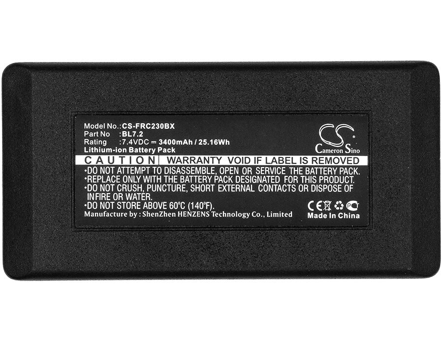 7.4V, 3400mAh, Li-ion Battery fits Falard, Rc 012, Rc12, 25.16Wh