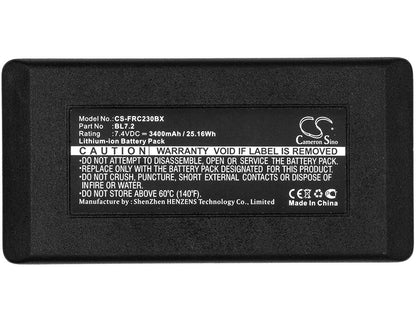 7.4V, 3400mAh, Li-ion Battery fits Falard, Rc 012, Rc12, 25.16Wh