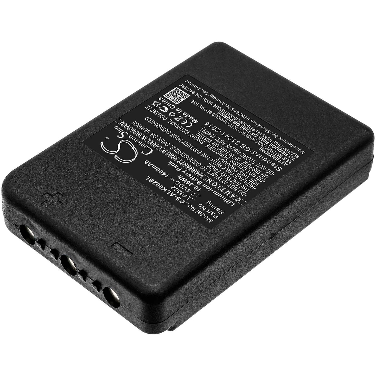 7.4V, 1400mAh, Li-ion Battery fits Autec, Ajm, Ajr, 10.36Wh