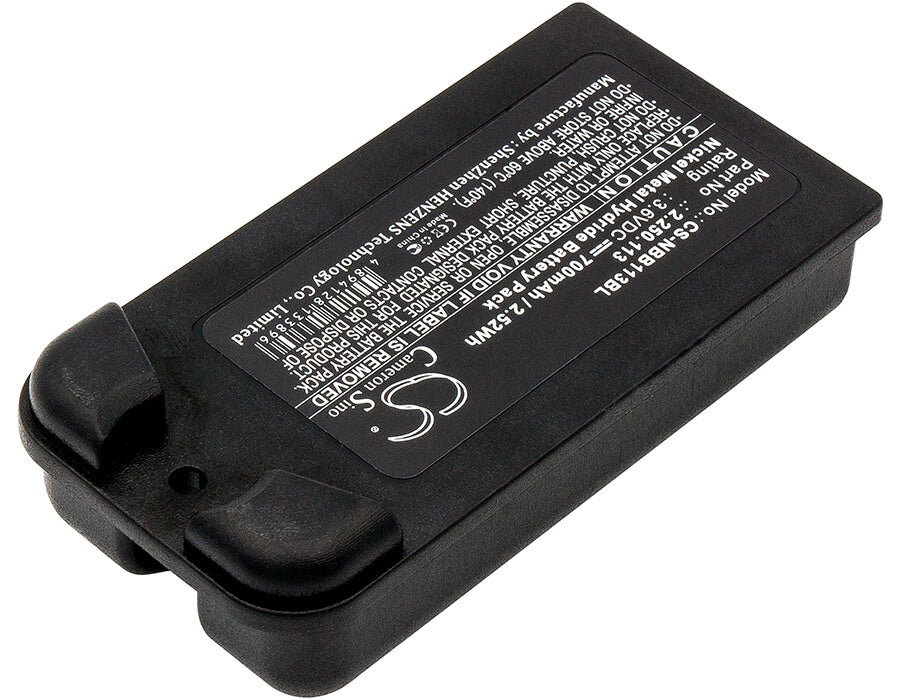 3.6V, 700mAh, Ni-MH Battery fits Nbb, 22501113, Planar-c, 2.52Wh