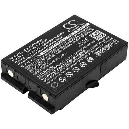 4.8V, 600mAh, Ni-MH Battery fits Ikusi, 2303692, Atex Transmitters, 2.88Wh