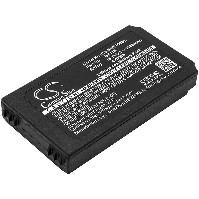 3.7V, 1100mAh, Li-ion Battery fits Ikusi, Ik2, Pupitre Ik2, 4.07Wh